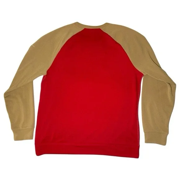 Nike San Francisco 49ers Crewneck Sweatshirt‎ Men's XL Red/Gold - Picture 2 of 11